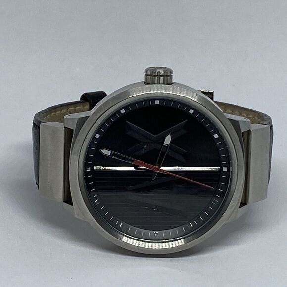 Armani Exchange AX1361 Men\'s Leather Analog Black Dial Quartz Wristwatch JK175 main image 10